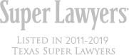 Listed in Super Lawyers 2011-2016